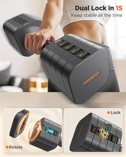 QuickFit Adjustable Dumbbells