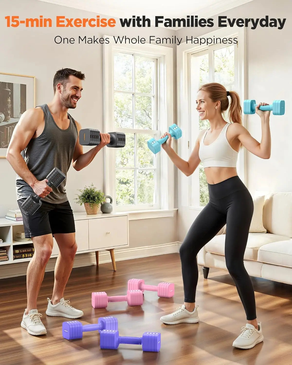 QuickFit Adjustable Dumbbells